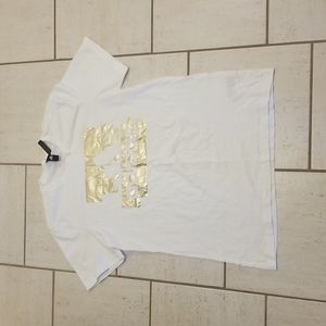 White Adidas t-shirt